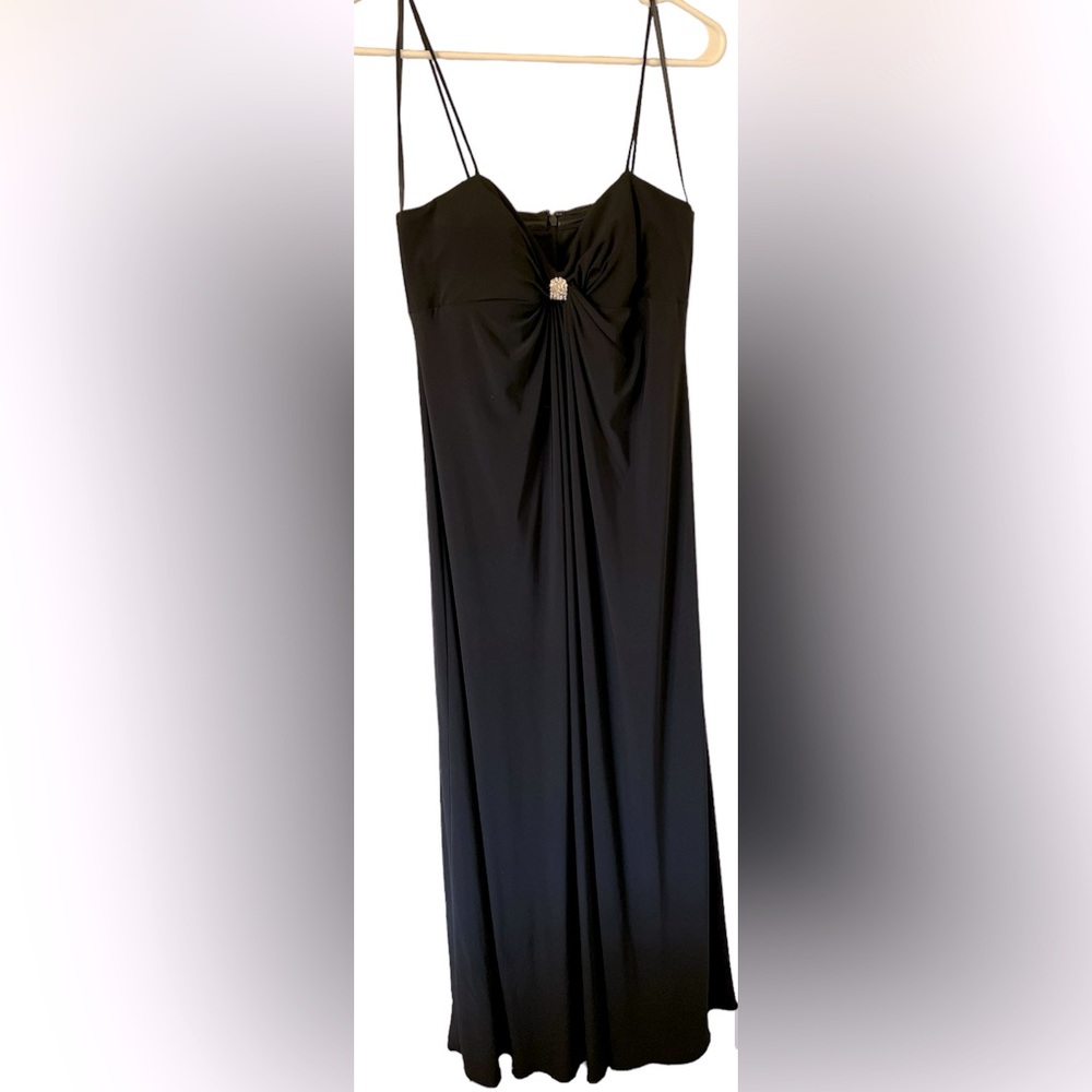 XSCAPE  by Joanna Chen Long Black Evening Dress